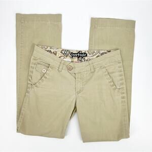 Vintage Freestyle Flare Khaki Skater Pants Size 11